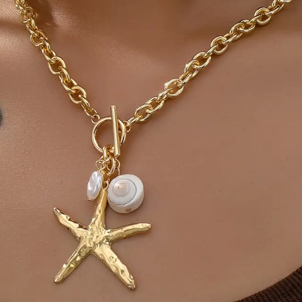 Starfish Chain Necklace