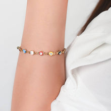 Load image into Gallery viewer, Colors Evil Eye Chain Bracelet
