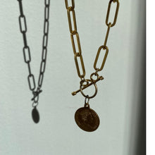 Load image into Gallery viewer, Coin Golden Chain Necklace
