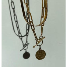 Load image into Gallery viewer, Coin Golden Chain Necklace
